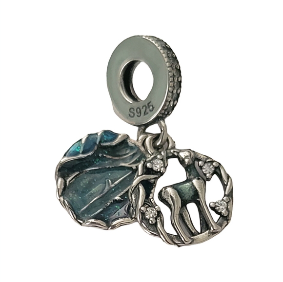 🎆LINX DISCONTINUED Harry Potter Sterling Silver 925 Doe Patronus Bracelet Charm - Picture 2 of 8